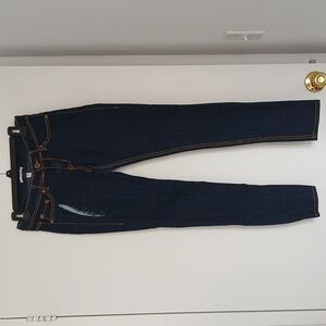 Skinny Jeans w/ Paint skid mark splash design